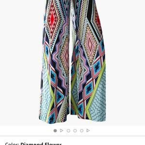 Arolina pallazo festival pants size M